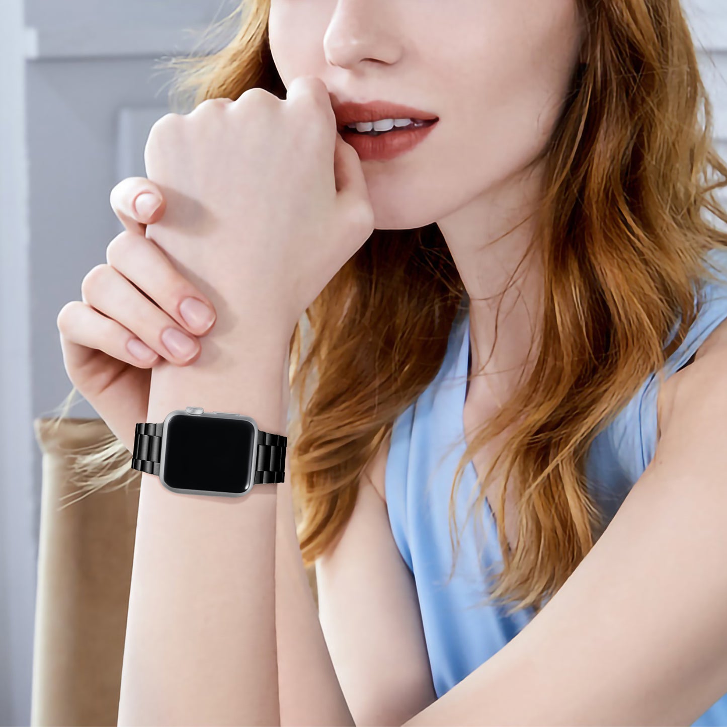 Netolo Metall Armband Kompatibel mit Apple Watch Armband 44mm 45mm 46mm 42mm 49mm, Edelstahl Ersatz Band Kompatibel mit Apple Watch SE Armbänder - iWatch Series 11 10 9 8 7 6 5 4 3 2 1 SE Ultra 3 2 1