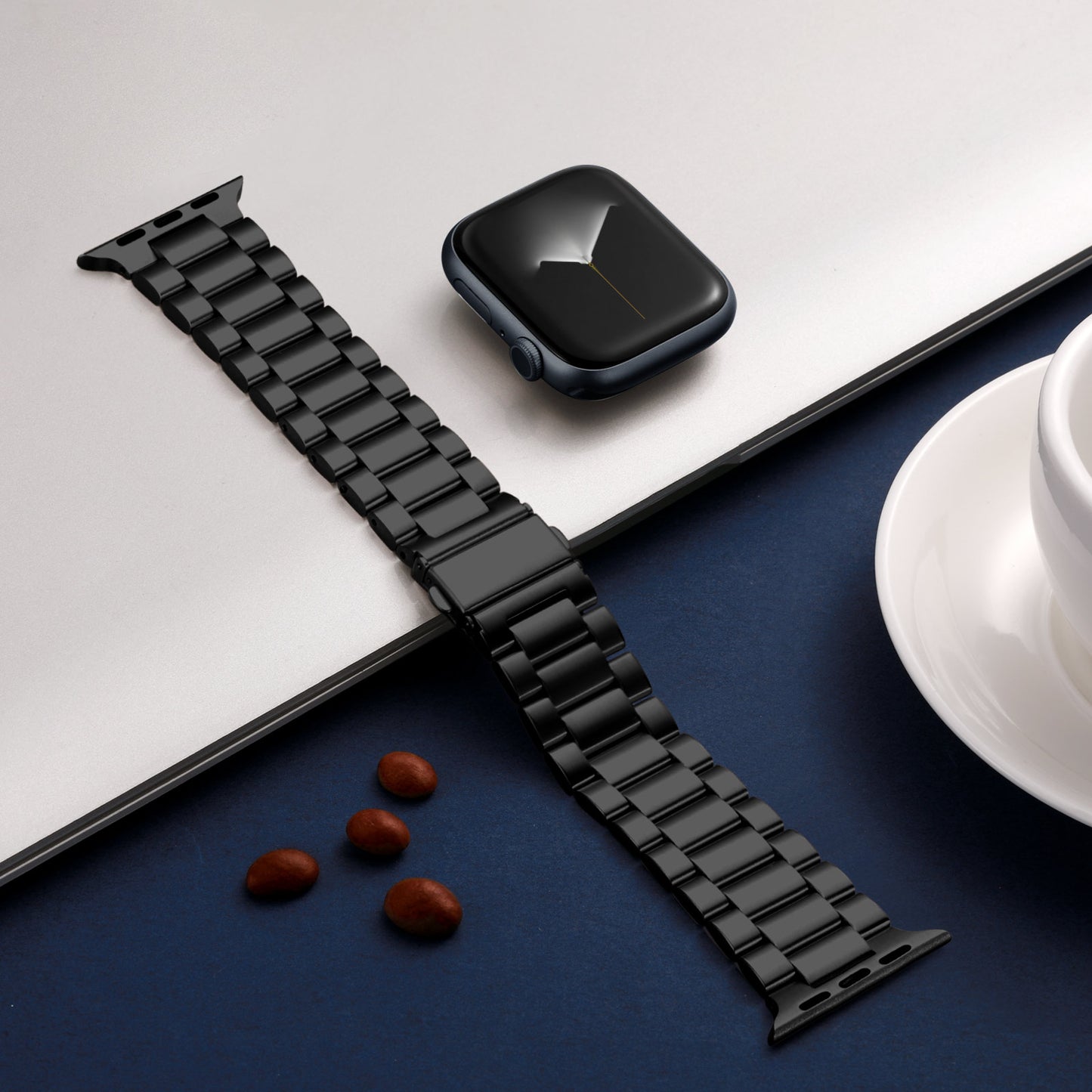 Netolo Metall Armband Kompatibel mit Apple Watch Armband 44mm 45mm 46mm 42mm 49mm, Edelstahl Ersatz Band Kompatibel mit Apple Watch SE Armbänder - iWatch Series 11 10 9 8 7 6 5 4 3 2 1 SE Ultra 3 2 1