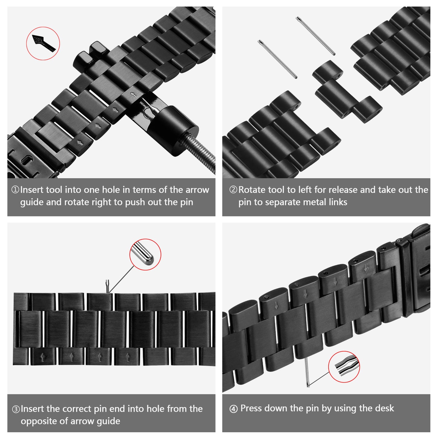 Netolo Metall Armband Kompatibel mit Apple Watch Armband 44mm 45mm 46mm 42mm 49mm, Edelstahl Ersatz Band Kompatibel mit Apple Watch SE Armbänder - iWatch Series 11 10 9 8 7 6 5 4 3 2 1 SE Ultra 3 2 1